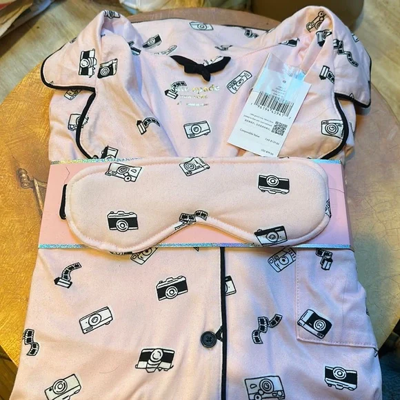 Eye Mask Kate Spade Henley Pajamas Kate Spade Henley Holiday Long